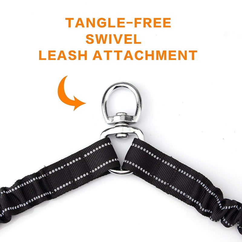 VANVENE Double Dog Leash for Two Dogs - No Tangle, Comfortable Shock Absorbing Reflective Bungee Leash - Image 4